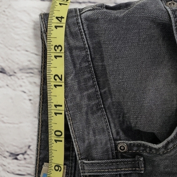 Wrangler Straight Fit Flex Faded Black Grey Jeans 29x29 GUC - Picture 3 of 13